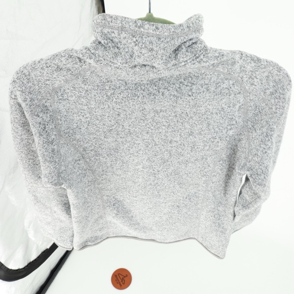 Patagonia Women Medium 1/4 Zip Pullover Better Sweater Gray Dentsply Sirona Logo - Picture 4 of 10